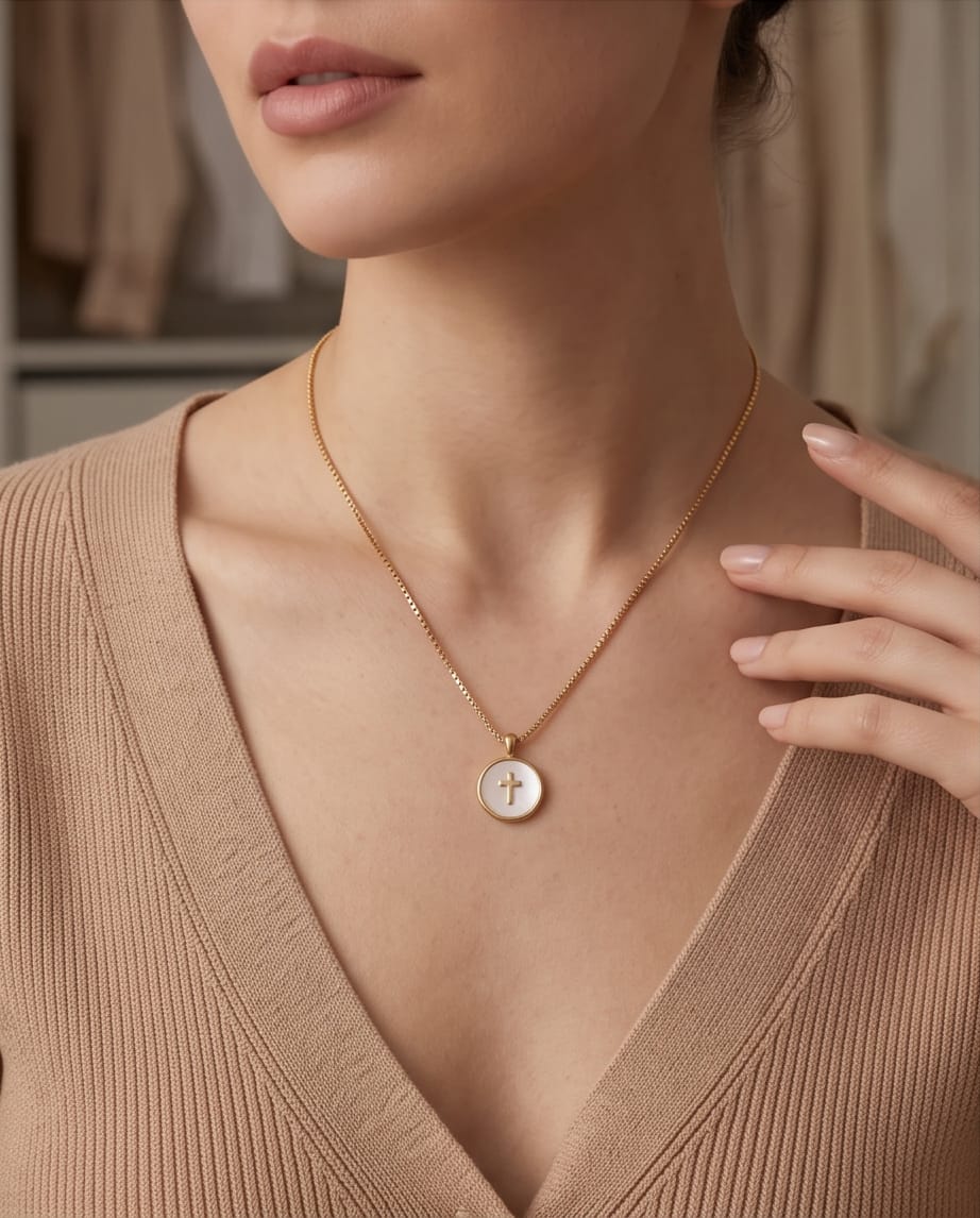 Cross Charm Necklace