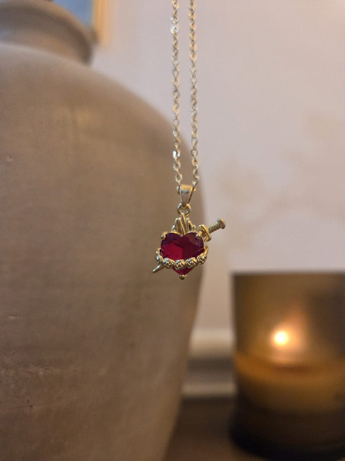 Mary's Heart Necklace