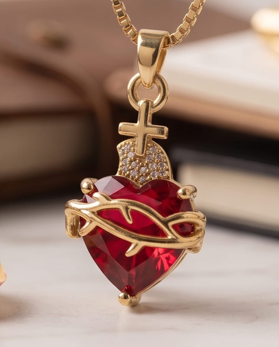 Sacred Heart of Jesus Necklace