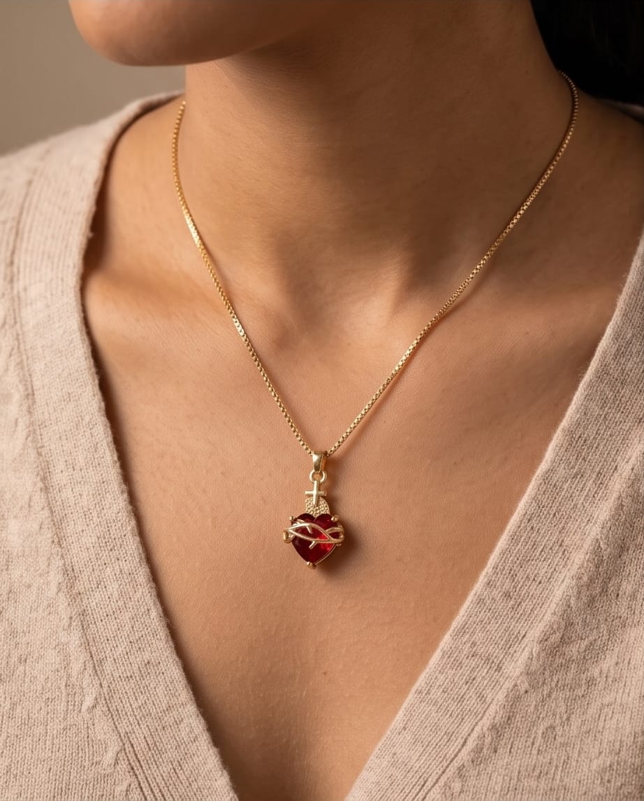 Sacred Heart of Jesus Necklace